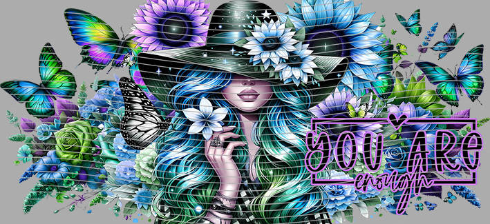 16oz Sunflower Girl-SU-136